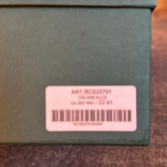 Brand New in Box (NIB) Buscemi 100MM in red. Size 41 (US 8) - Picture 4 of 7